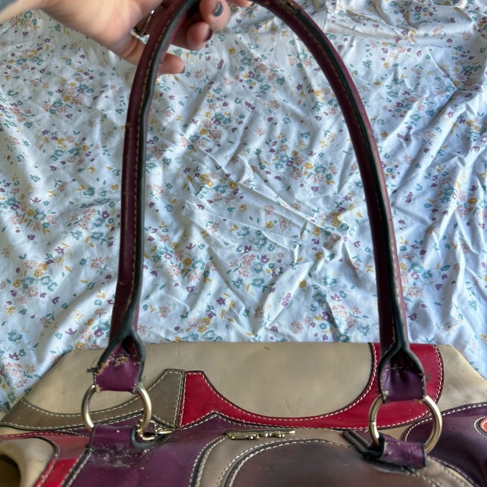 Coach Multicolor Patchwork Leather Tote Shoulder … - image 11